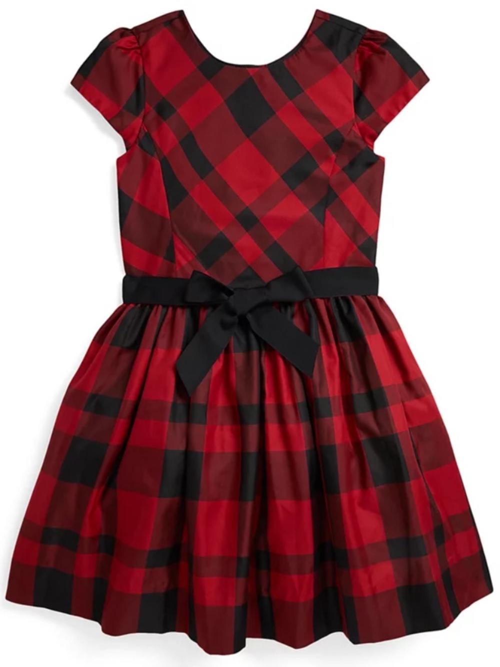 Polo Ralph Lauren | Girls Plaid Taffeta Dress | 6X